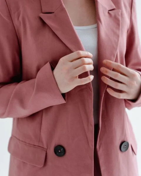 Pembe Ofis Stili Blazer (Demo Ürün) – temsili moda fotoğrafı